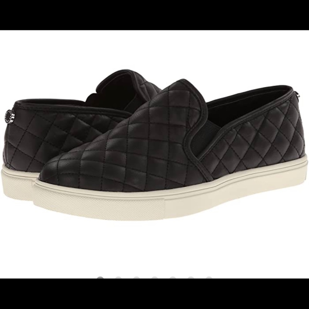 Black slip on Steve Madden shoes